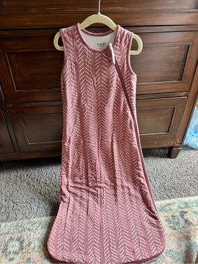 Kyte Baby Sleep Sack - Dusty Rose Herringbone 1.0 TOG